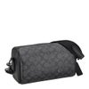 コーチ アウトレット ショルダーバッグ メンズ アクセル クロスボディ バッグ・シグネチャー キャンバス ブラック COACH OUTLET CV762 QBMI5 チャコール/ブラック
