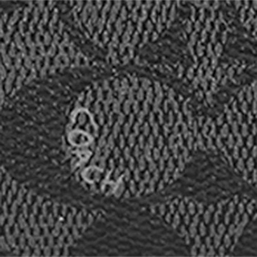 コーチ アウトレット ショルダーバッグ メンズ アクセル クロスボディ バッグ・シグネチャー キャンバス ブラック COACH OUTLET CV762 QBMI5 チャコール/ブラック