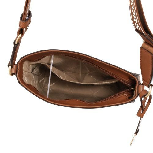 マイケルコース ショルダーバッグ レディース ジェット セット トラベル シグネチャー スモール NS クロスボディー ブラウン MICHAEL KORS 35S5GTVC1B BROWN