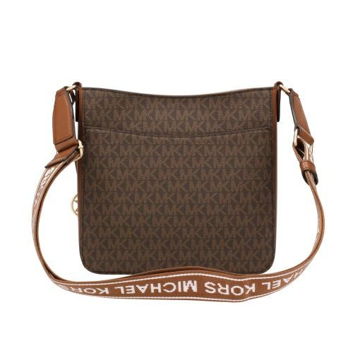 マイケルコース ショルダーバッグ レディース ジェット セット トラベル シグネチャー スモール NS クロスボディー ブラウン MICHAEL KORS 35S5GTVC1B BROWN