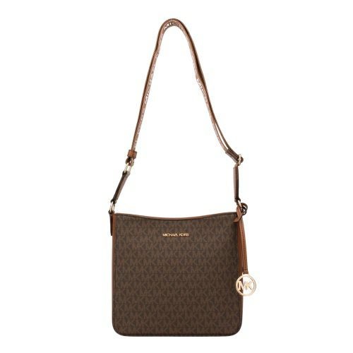 マイケルコース ショルダーバッグ レディース ジェット セット トラベル シグネチャー スモール NS クロスボディー ブラウン MICHAEL KORS 35S5GTVC1B BROWN