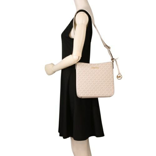 マイケルコース ショルダーバッグ レディース ジェット セット トラベル シグネチャー スモール NS クロスボディー ホワイト MICHAEL KORS 35S5GTVC1B LT CRM MULTI