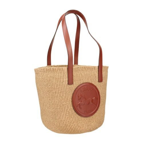 クロエ トートバッグ レディース HORSE MEDAL LARGE BASKET ブラウン CHLOE CHC25SS591 O82 27S SEPIA BROWN