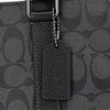 コーチ アウトレット トートバッグ メンズ ハドソン ダブル ハンドル トート・シグネチャー キャンバス ブラック COACH OUTLET CR385 QBMI5 チャコール/ブラック