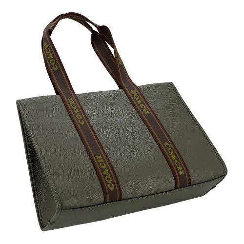 コーチ アウトレット トートバッグ レディース ラージ スミス トート グリーン COACH OUTLET CU996 QBRM3 モスグリーン