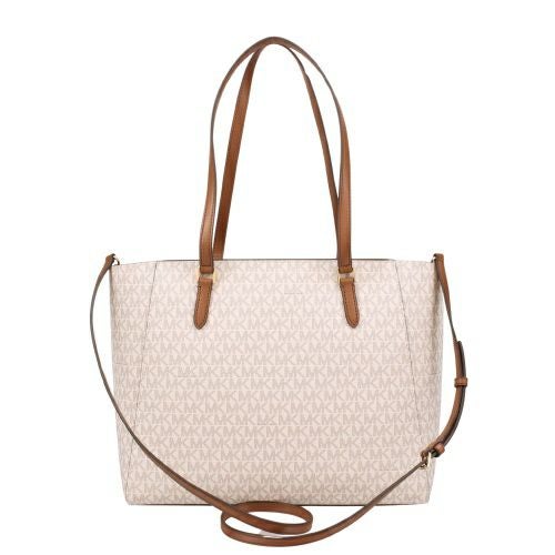 マイケルコース トートバッグ レディース CHARLOTTE 3 IN 1 トート ラージ ホワイト MICHAEL KORS 35F3GCFT9T VANILLA