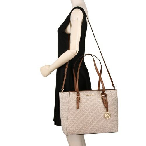 マイケルコース トートバッグ レディース CHARLOTTE 3 IN 1 トート ラージ ホワイト MICHAEL KORS 35F3GCFT9T VANILLA