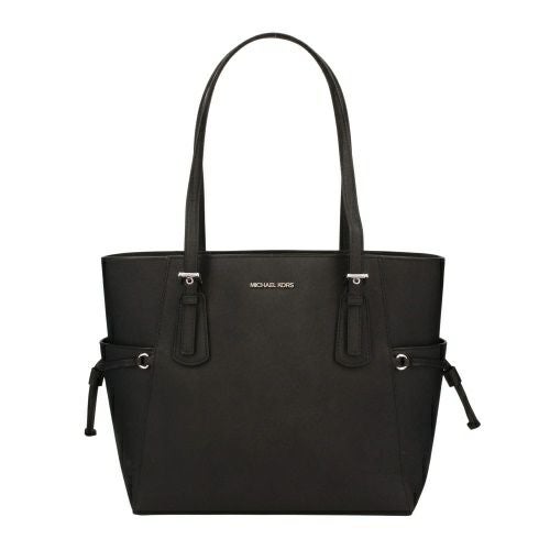 マイケルコース トートバッグ レディース VOYAGER サフィアーノ レザー トート ラージ ブラック MICHAEL KORS 35S5SV6T7L BLACK
