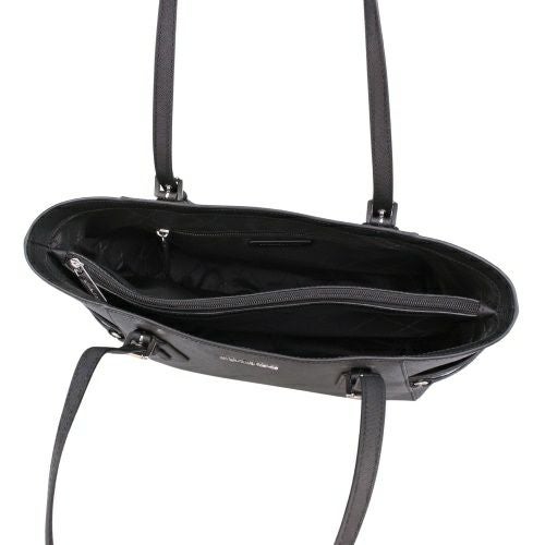 マイケルコース トートバッグ レディース VOYAGER サフィアーノ レザー トート ラージ ブラック MICHAEL KORS 35S5SV6T7L BLACK