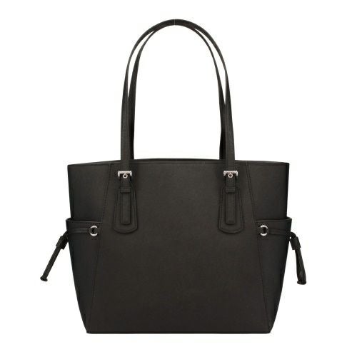 マイケルコース トートバッグ レディース VOYAGER サフィアーノ レザー トート ラージ ブラック MICHAEL KORS 35S5SV6T7L BLACK