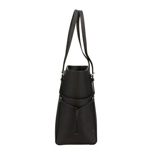 マイケルコース トートバッグ レディース VOYAGER サフィアーノ レザー トート ラージ ブラック MICHAEL KORS 35S5SV6T7L BLACK