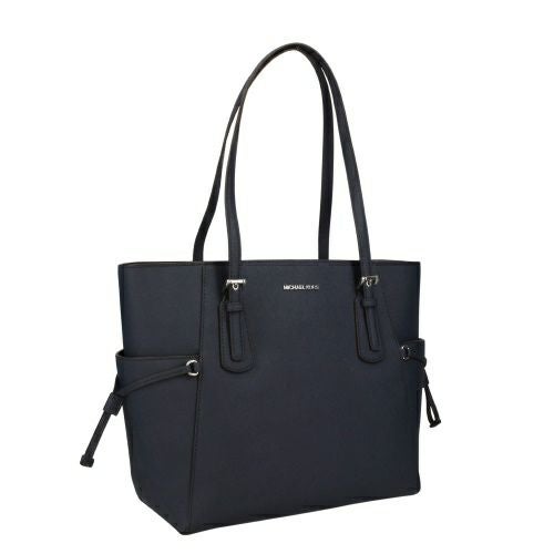 マイケルコース トートバッグ レディース VOYAGER サフィアーノ レザー トート ラージ ネイビー MICHAEL KORS 35S5SV6T7L NAVY