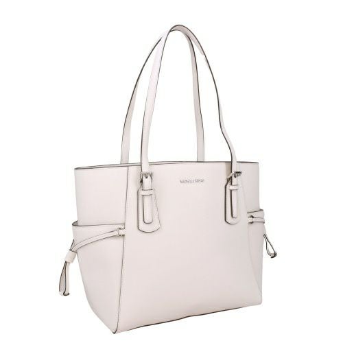 マイケルコース トートバッグ レディース VOYAGER サフィアーノ レザー トート ラージ ホワイト MICHAEL KORS 35S5SV6T7L OPTIC WHITE