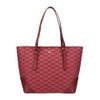 マイケルコース トートバッグ レディース アリア ラージ シグネチャー ロゴ ジャカード トートバッグ レッド MICHAEL KORS 38T2GXAT3J MULBERRY