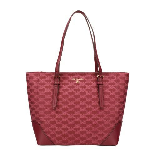 マイケルコース トートバッグ レディース アリア ラージ シグネチャー ロゴ ジャカード トートバッグ レッド MICHAEL KORS 38T2GXAT3J MULBERRY