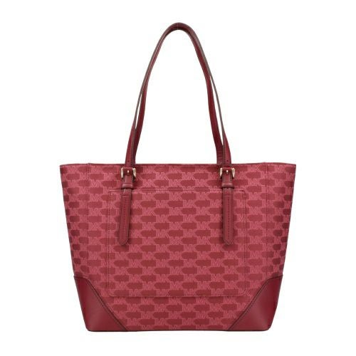 マイケルコース トートバッグ レディース アリア ラージ シグネチャー ロゴ ジャカード トートバッグ レッド MICHAEL KORS 38T2GXAT3J MULBERRY