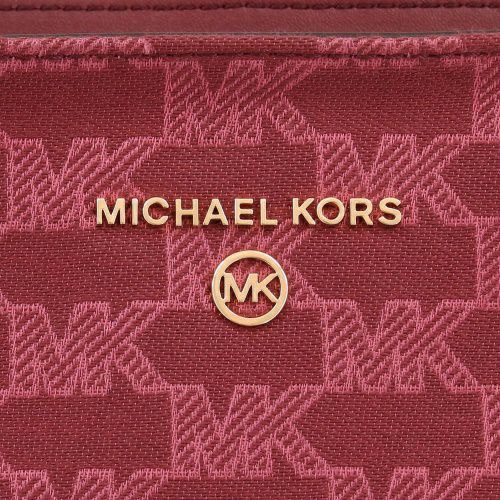 マイケルコース トートバッグ レディース アリア ラージ シグネチャー ロゴ ジャカード トートバッグ レッド MICHAEL KORS 38T2GXAT3J MULBERRY