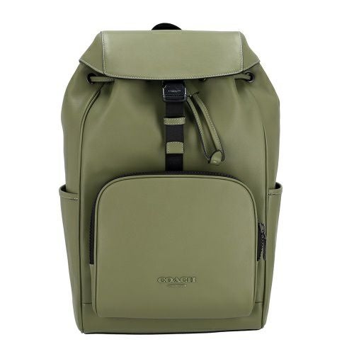 コーチ アウトレット バックパック リュックサック メンズ レーサー バックパック グリーン COACH OUTLET CU112 QBMGR ミリタリーグリーン