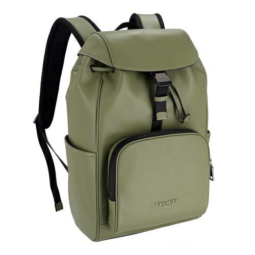 コーチ アウトレット バックパック リュックサック メンズ レーサー バックパック グリーン COACH OUTLET CU112 QBMGR ミリタリーグリーン
