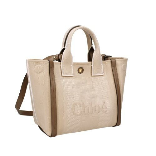 クロエ ハンドバッグ レディース CHLOE CARRY SMALL TOTE ベージュ