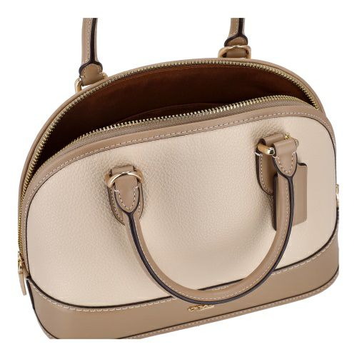 コーチ アウトレット ハンドバッグ レディース サブリナ サッチェル バッグ・カラーブロック ベージュ COACH OUTLET CAM56 IMXUV アイボリー/トープ