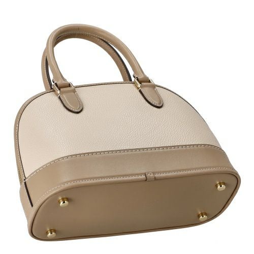 【希少】COACH プリーテッド フレーム サッチェル ベージュ Y2K バッグ コーチ アウトレット ハンドバッグ レディース サブリナ サッチェル
