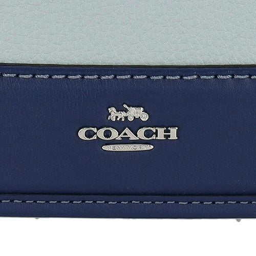 コーチ アウトレット ハンドバッグ レディース サブリナ サッチェル バッグ・カラーブロック ブルー COACH OUTLET CAM56 SVXUS シルバー/ライトブルー/ディープブルー