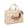 コーチ ハンドバッグ レディース ハンド・トートバッグ シグネチャー ロゴ カーゴ トート ホワイト COACH CAM70 B4/NP