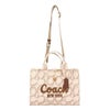 コーチ ハンドバッグ レディース ハンド・トートバッグ シグネチャー ロゴ カーゴ トート ホワイト COACH CAM70 B4/NP