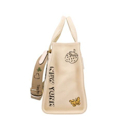 コーチ アウトレット ハンドバッグ レディース カーゴ トート バッグ・スケッチ プリント ホワイト COACH OUTLET CAM73 B4/NP