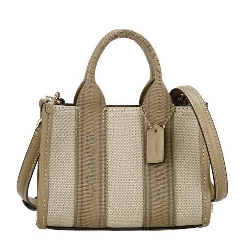 コーチ アウトレット ハンドバッグ レディース ミニ トート ベージュ