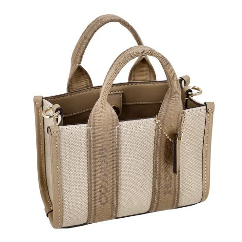 コーチ アウトレット ハンドバッグ レディース ミニ トート ベージュ COACH OUTLET CAQ02 IMLG6 ベージュ