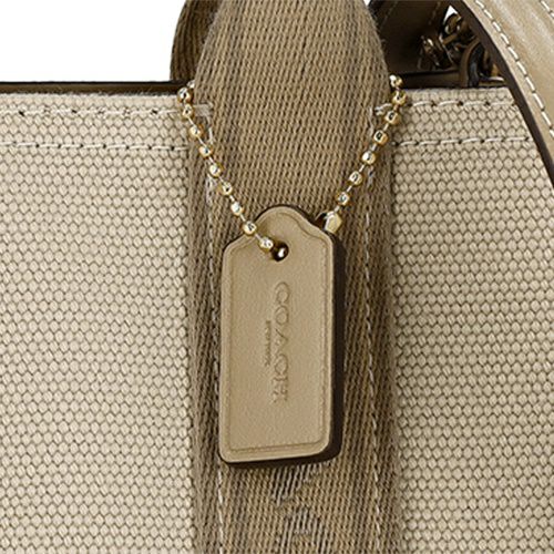 コーチ アウトレット ハンドバッグ レディース ミニ トート ベージュ COACH OUTLET CAQ02 IMLG6 ベージュ