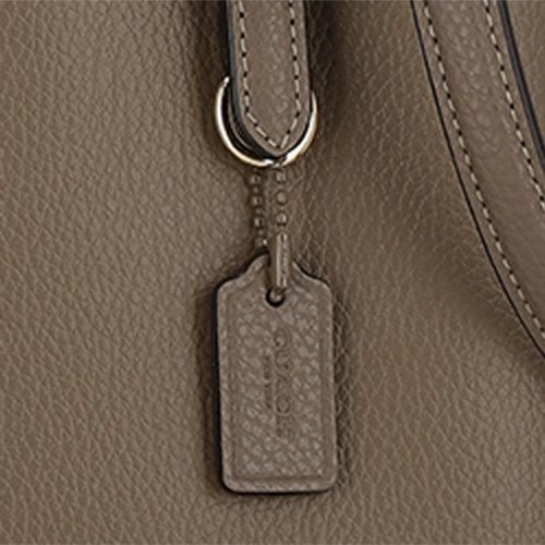 コーチ アウトレット ハンドバッグ レディース モリー レザー トート 25 brown COACH OUTLET CV966 IMV2R ダークストーン