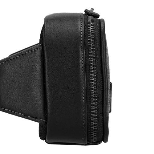 コーチ アウトレット ボディバッグ メンズ ワイアット ベルト バッグ・シグネチャー キャンバス ブラック COACH OUTLET CM106 QBMI5 チャコール ブラック