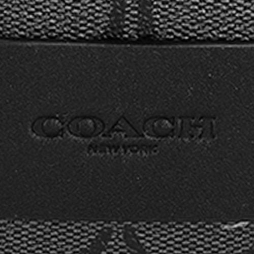 コーチ アウトレット ボディバッグ メンズ ワイアット ベルト バッグ・シグネチャー キャンバス ブラック COACH OUTLET CM106 QBMI5 チャコール ブラック