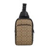 コーチ アウトレット ボディバッグ メンズ イーサン パック・シグネチャー キャンバス ブラウン COACH OUTLET CO910 QBKHA カーキ