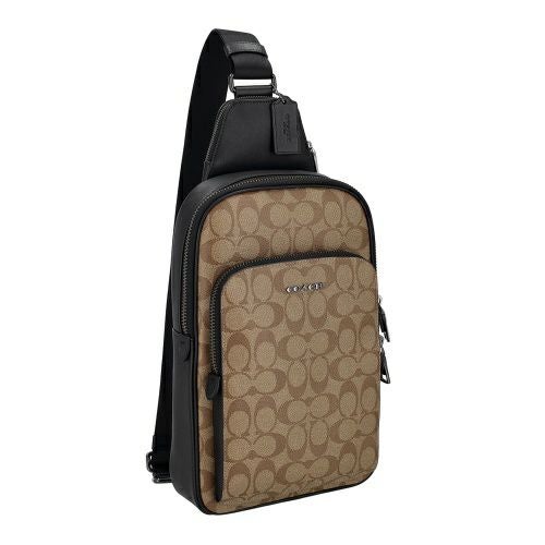 新品 訳あり COACH イーサン パック シグネチャー レザー ボディバッグ 公式】コーチアウトレット | イーサン パック・シグネチャー レザー