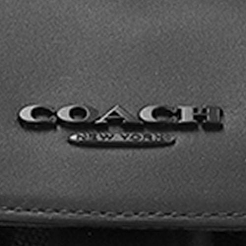 コーチ アウトレット ボディバッグ メンズ レーサー パック・シグネチャー キャンバス ブラック COACH OUTLET CT712 QBMI5 チャコール/ブラック