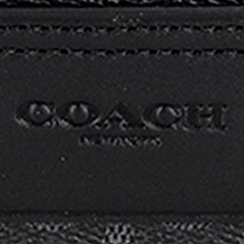 コーチ アウトレット ボディバッグ メンズ シグネチャー ブラック COACH OUTLET CV763 QBMI5 チャコール/ブラック