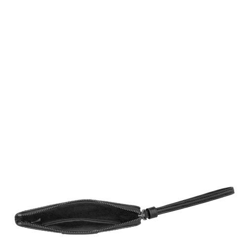 コーチ アウトレット ポーチ レディース シグネチャー コーテッド キャンバス レザー コーナー ジップ リストレット ブラック COACH OUTLET CW854 QBMI5