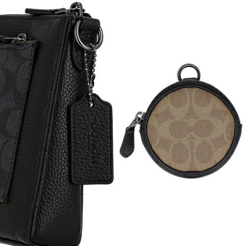 コーチ アウトレット ショルダーバッグ メンズ シグネチャー ホールデン クロスボディ ブラック COACH OUTLET CW372 QBXAJ