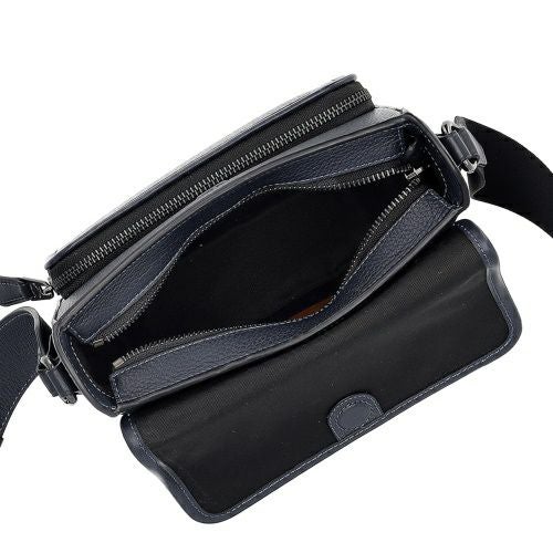 コーチ アウトレット ショルダーバッグ メンズ サリバン フラップ クロスボディ バッグ ネイビー COACH OUTLET CY800 QBBHP