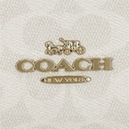 コーチ アウトレット ショルダーバッグ レディース エリー ファイル バッグ・シグネチャー キャンバス ホワイト COACH OUTLET CZ177 IMXU5 ホワイト/チョーク