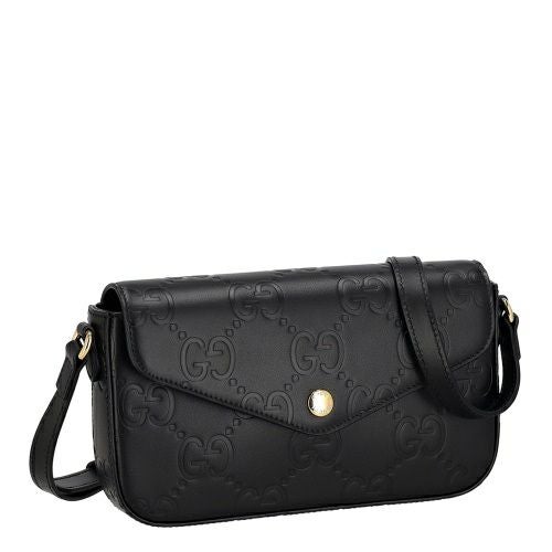グッチ ショルダーバッグ レディース GG スーパーミニ ショルダーバッグ ブラック GUCCI 772794 AADLO 1000