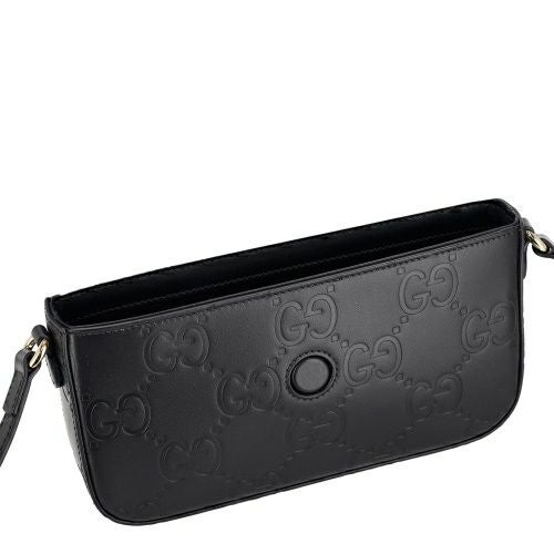 グッチ ショルダーバッグ レディース GG スーパーミニ ショルダーバッグ ブラック GUCCI 772794 AADLO 1000