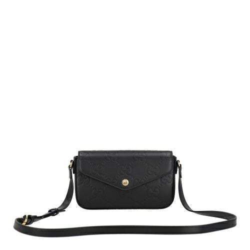 グッチ ショルダーバッグ レディース GG スーパーミニ ショルダーバッグ ブラック GUCCI 772794 AADLO 1000