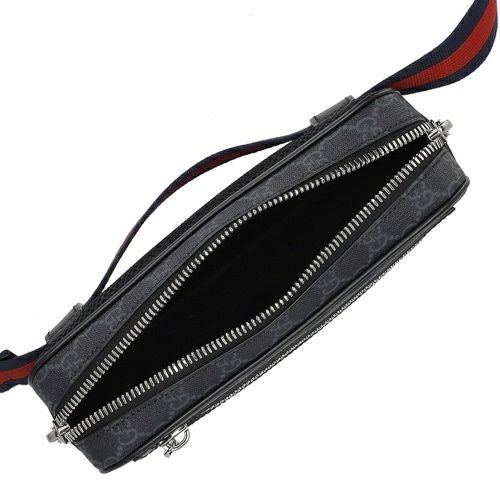 グッチ ショルダーバッグ メンズ レディース GG ブラック スモール ベルトバッグ ブラック GUCCI 792094 FADJM 1043
