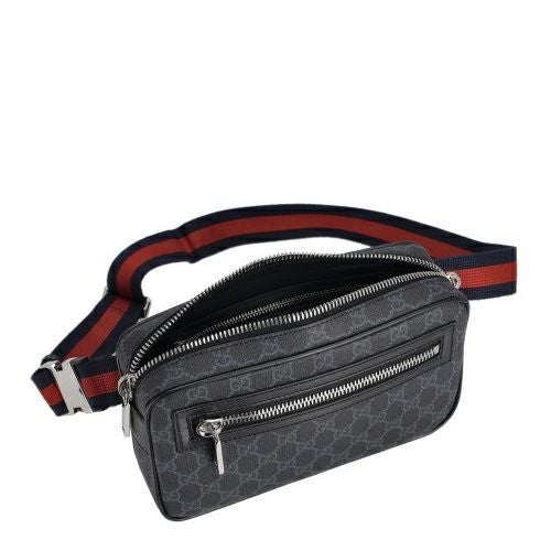 グッチ ショルダーバッグ メンズ レディース GG ブラック スモール ベルトバッグ ブラック GUCCI 792094 FADJM 1043