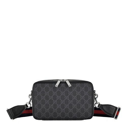 グッチ ショルダーバッグ メンズ レディース GG ブラック スモール ショルダーバッグ ブラック GUCCI 792456 FADJA 1042